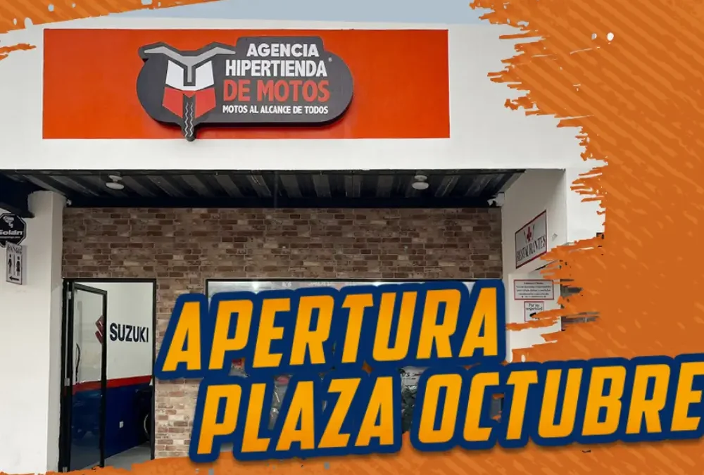 Nueva Hipertienda de Motos en Plaza Octubre, Villa Nueva