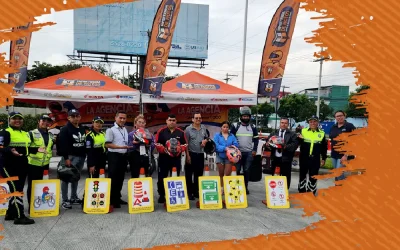 CONCIENTIZACIÓN VIAL: HIPERTIENDA REÚNE A MÁS DE 200 MOTOCICLISTAS EN SAN JOSÉ Y PLAZA OCTUBRE